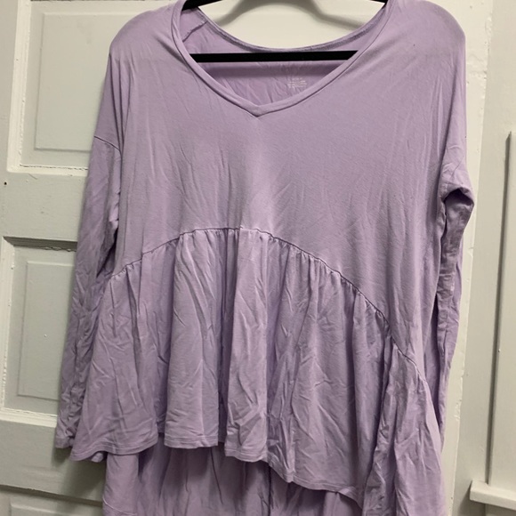 peplum long sleeve shirt - Picture 1 of 1